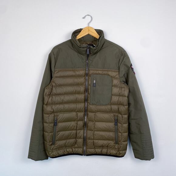 Pajar Canada Men's Kyle Puffer Jacket Olive Green Medium - Picture 1 of 8